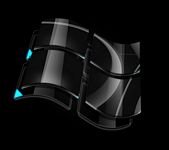 pic for Windows Dark Glass Logo 960x854